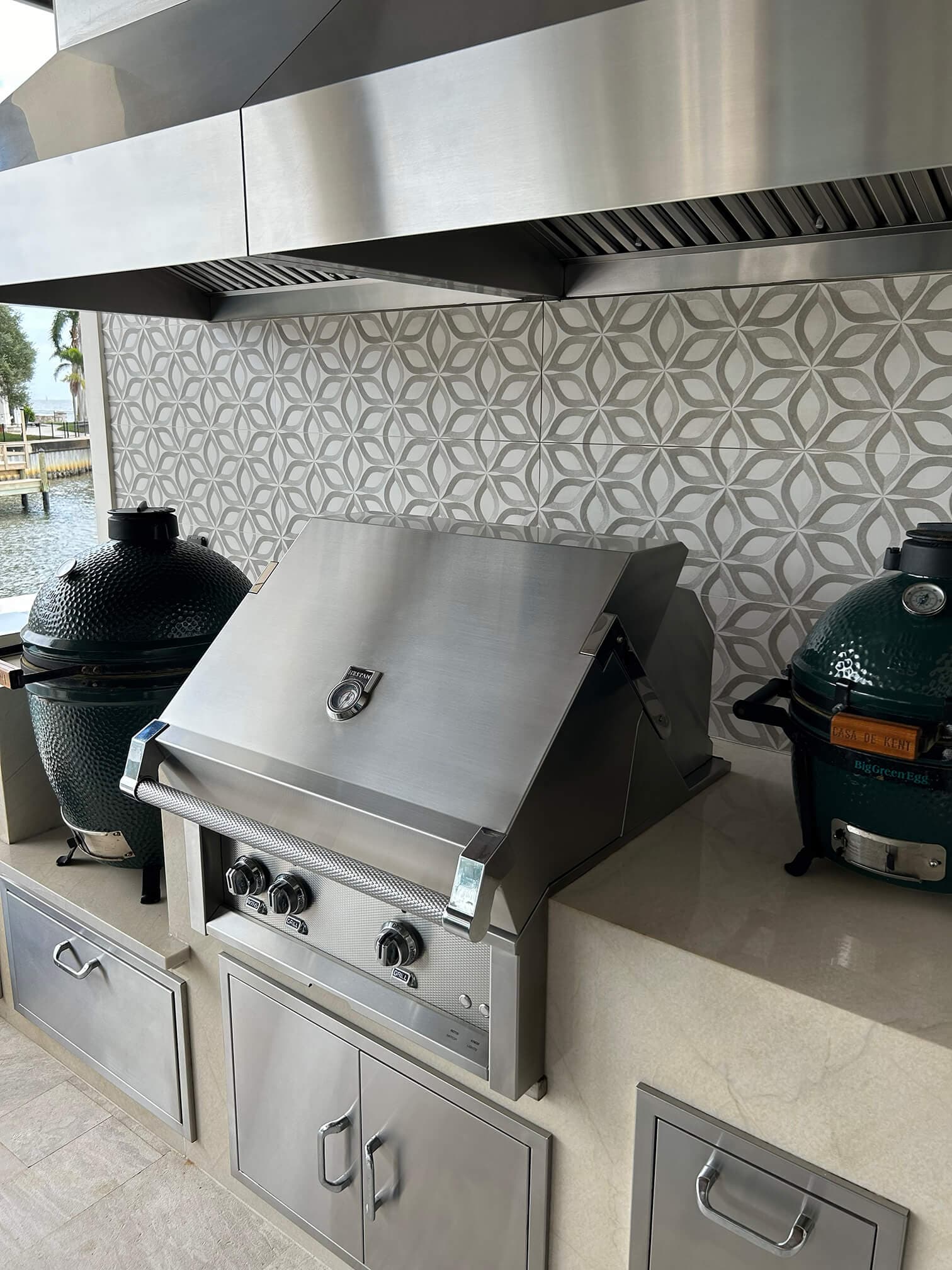 Grill restoration complete